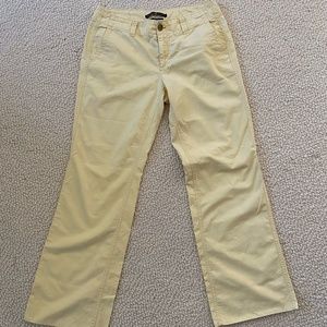 10/$15 GAP women's yellow straight leg pants size 4
